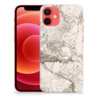 iPhone 12 Mini | TPU | Siliconen hoesje | Marmer Beige
