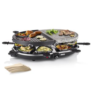 Princess 162710 Raclette 8 Oval Stone & Grill Party