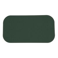 MSV Douche/bad anti-slip mat badkamer - rubber - groen - 36 x 65 cm   -