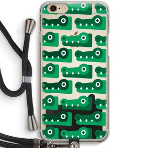 Crocs: iPhone 6 / 6S Transparant Hoesje met koord