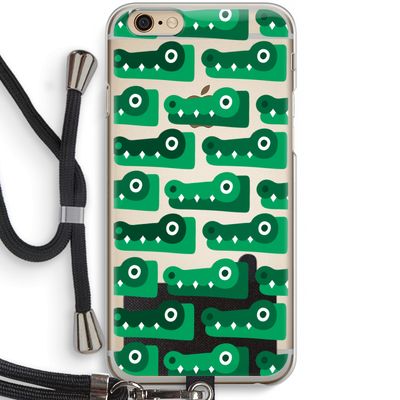Crocs: iPhone 6 / 6S Transparant Hoesje met koord