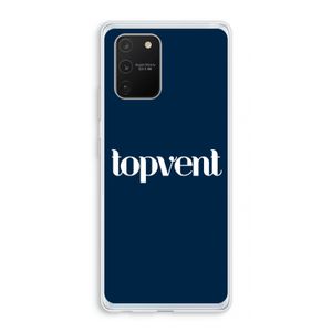 Topvent Navy: Samsung Galaxy S10 Lite Transparant Hoesje