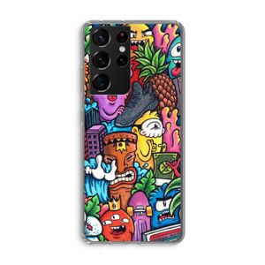 Vexx Mixtape: Samsung Galaxy S21 Ultra Transparant Hoesje
