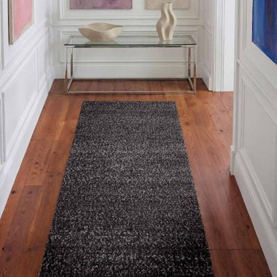 Vloerkleed Portobello Rechthoekig - Donkergrijs 300x80cm - Polyester - Dekbed-Discounter.nl