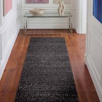 Vloerkleed Portobello Rechthoekig - Donkergrijs 300x80cm - Polyester - Dekbed-Discounter.nl