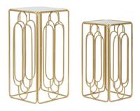 PLANTENHOUDER ARTY SET 2 STUKS CM 
34X34X70-29X29X60