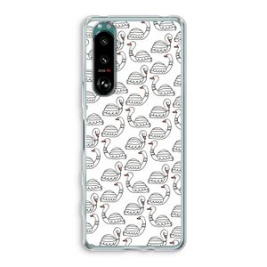 Zwanen: Sony Xperia 5 III Transparant Hoesje