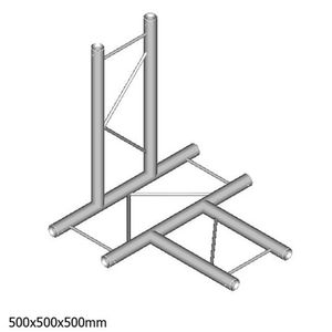 Duratruss DT 22 T42H-TD Horizontaal laddertruss T-stuk + omlaag