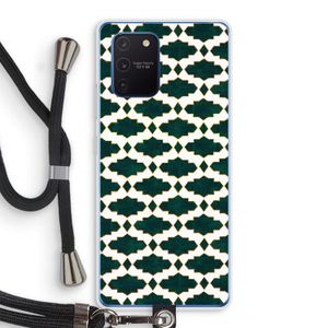 Moroccan tiles: Samsung Galaxy Note 10 Lite Transparant Hoesje met koord