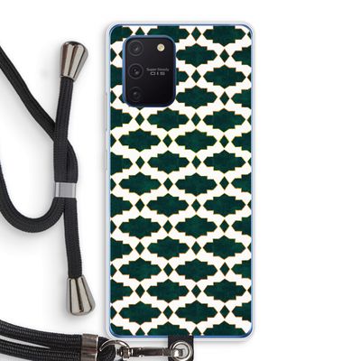 Moroccan tiles: Samsung Galaxy Note 10 Lite Transparant Hoesje met koord