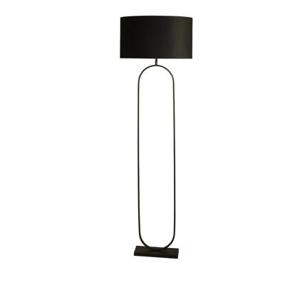 Searchlight VloerlampModish zwart met zwarte kap - EU95101BK