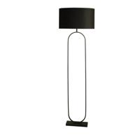 Searchlight VloerlampModish zwart met zwarte kap - EU95101BK