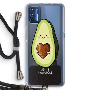 Avocuddle: Motorola Moto G9 Plus Transparant Hoesje met koord
