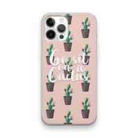 Cactus quote: iPhone 12 Pro Max Transparant Hoesje