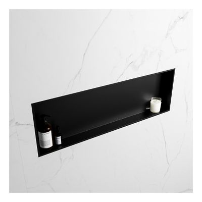 Wandnis Solid Surface Easy | In- en opbouw | 30x90x8 cm | 1 vak | Urban