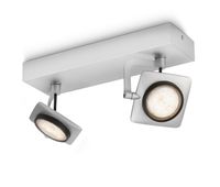 Philips myLiving Spotlight Millenium grijs 2x4,5 W 531924816 - thumbnail