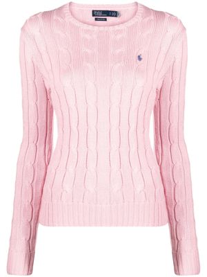 Polo Ralph Lauren pull en maille à manches longues - Rose