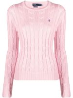 Polo Ralph Lauren pull en maille à manches longues - Rose