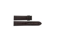 Horlogeband Tissot L168-268-1 / T610014608 Croco leder Donkerbruin 20mm