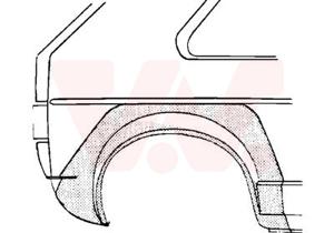 Van Wezel Spatbord 5810148