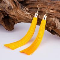 3 delige vrouwen Boho Fashion lange kwast Earrings(Yellow)