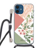 Sweet heaven geometrics: iPhone 12 Transparant Hoesje met koord