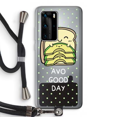 Avo Good Day: Huawei P40 Pro Transparant Hoesje met koord