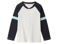 lupilu Kinder shirt (Wit/donkerblauw, 122/128)
