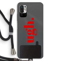 Ugh: Xiaomi Redmi Note 10 5G Transparant Hoesje met koord