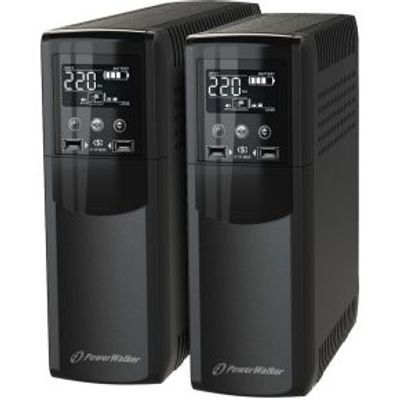 PowerWalker VI 1500 CSW IEC UPS Line-Interactive 1500 VA 900 W 8 AC-uitgang(en)