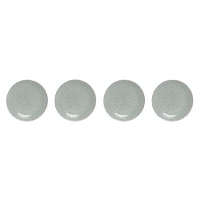 Bordenset Home ESPRIT Groen Keramiek Mandala Arabisch 27 x 27 x 2,5 cm