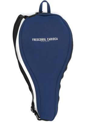 Frescobol Carioca étui pour raquette à logo imprimé - Bleu
