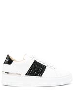 Philipp Plein baskets en cuir à logo - Blanc - thumbnail