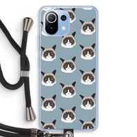 It's a Purrr Case: Xiaomi Mi 11 Lite Transparant Hoesje met koord