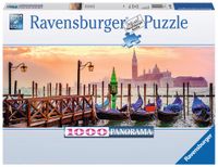 Ravensburger puzzel 1000 stukjes gondels in VenetiÃ« - thumbnail