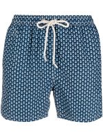 MC2 Saint Barth short de bain à imprimé ancre - Bleu