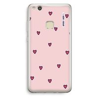Hartjes: Huawei Ascend P10 Lite Transparant Hoesje Hartjes: Huawei Ascend P10 Lite Transparant Hoesje