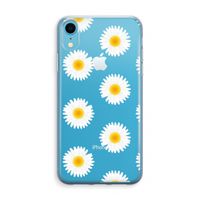 Margrietjes: iPhone XR Transparant Hoesje Margrietjes: iPhone XR Transparant Hoesje