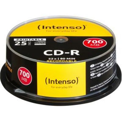 Intenso CD-R 80min/700Mb 52x (25) printable