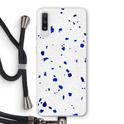 Terrazzo N°5: Samsung Galaxy A70 Transparant Hoesje met koord