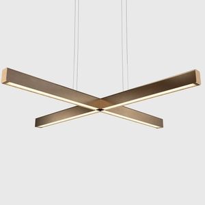 Anour X Model Hanglamp - Gebruind messing