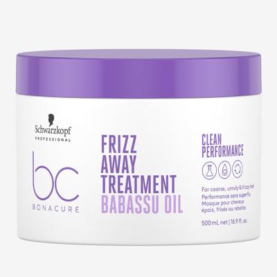 Schwarzkopf Masker Bonacure Clean Performance Frizz Away Treatment 500ml | Voor Dik en Weerbarstig Haar