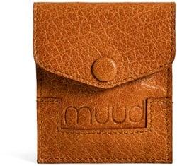 MUUD Bergen Whisky - Handgemaakt leren etuit voor handwerkaccessoires 9.5x8cm