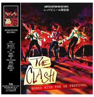 The Clash - Bored With The US Festival LP - Rood Gekleurd Vinyl - Beperkte Oplage - thumbnail