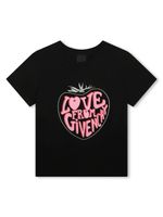 Givenchy Kids t-shirt en coton à logo imprimé - Noir