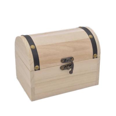 Schatkistje hout Groot 15 cm