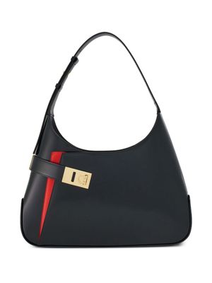Ferragamo sac porté épaule Hobo en cuir - Noir