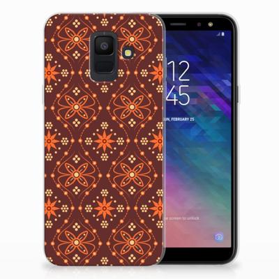Samsung Galaxy A6 (2018) | TPU bumper | Batik Brown