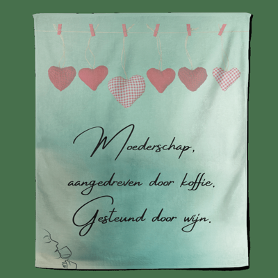 Fleecedeken Moederdag - Moederschap - Pillow Buddies