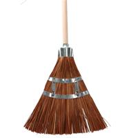 Stro/palmyra bezem met houten Steel - 142 cm - buiten bezem - harde haren Stro/palmyra bezem met houten Steel - 142 cm - buiten bezem - harde haren